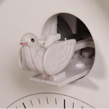 Horloge Nexttime 3108bl birdy, 24,5x25,5x9,8 cm, murale, bleu blanc