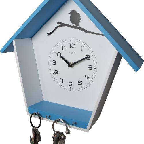 Horloge Nexttime 3109bl couckey, 30,5x33x11 cm, murale, bleu blanc