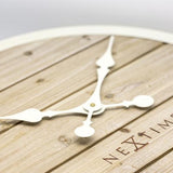 Nexttime clock 3134wi étagère, ø50 cm, mur, blanc