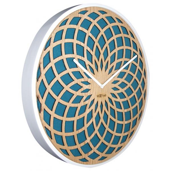 Horloge Nexttime 3149tq soleil grand, ø50 cm, murale, turquoise