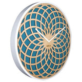 Horloge Nexttime 3149tq soleil grand, ø50 cm, murale, turquoise