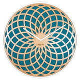 Horloge Nexttime 3149tq soleil grand, ø50 cm, murale, turquoise