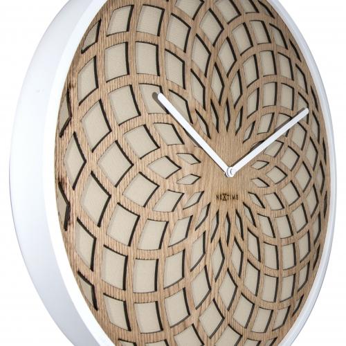Horloge Nexttime 3150be soleil petite, ø35 cm, murale, beige