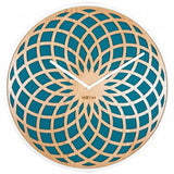 Horloge Nexttime 3150tq soleil petite, ø35 cm, murale, turquoise