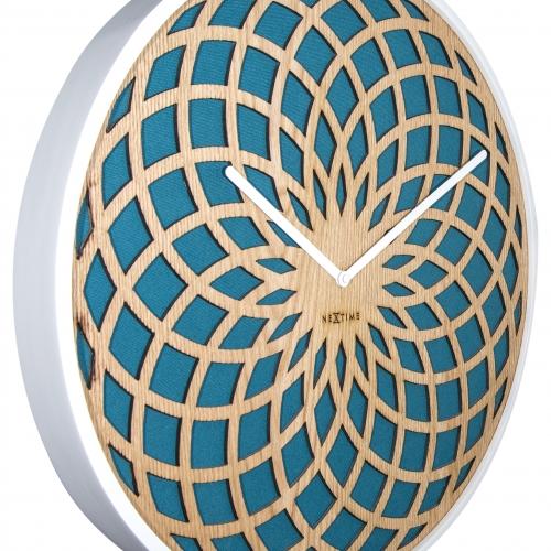 Horloge Nexttime 3150tq soleil petite, ø35 cm, murale, turquoise