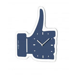 Horloge Nexttime 5185bl mini pouces vers le haut, 20,5x21, murale, bleu argent
