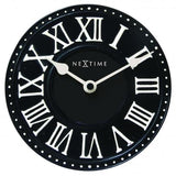 Horloge Nexttime 5187zw london table, ø16 cm, murale, noir blanc