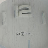 Nexttime horloge 5192wi bois bois petit 22x20 cm, mur, blanc