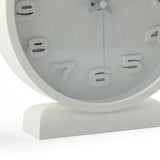 Nexttime horloge 5192wi bois bois petit 22x20 cm, mur, blanc