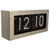 Horloge Nexttime 5198zi big flip, 16,7x36 cm, flip-over, argent
