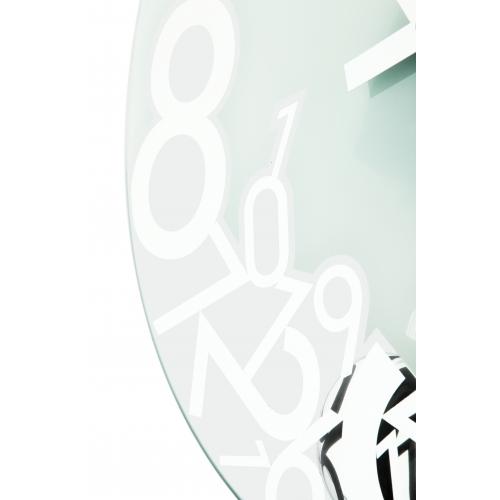 Horloge Nexttime 8115 baissée, ø43 cm, murale, argent
