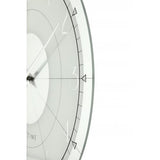 Horloge Nexttime 8125 fantaisie ronde, ø43 cm, murale, blanc argent
