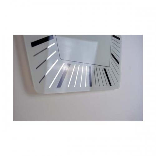 Horloge Nexttime 8128wi hexagone, 43x43 cm, murale, blanc