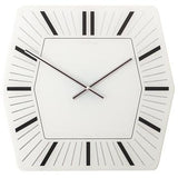 Horloge Nexttime 8128wi hexagone, 43x43 cm, murale, blanc