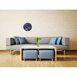 Horloge Nexttime 8147 crash, ø43cm, murale, bleue