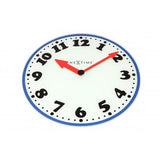 Horloge Nexttime 8151 garçon, ø43 cm, murale, blanc bleu noir rouge