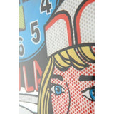 Horloge Nexttime 8167 dîner delux, 43x43cm, murale, multicolore
