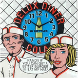 Horloge Nexttime 8167 dîner delux, 43x43cm, murale, multicolore