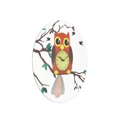 Horloge Nexttime 8169 oohoo, ø43 cm, murale, multicolore
