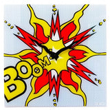 Horloge Nexttime 8173 arbre, 43x43 cm, murale, rouge jaune blanc