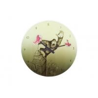 Horloge Nexttime 8633 king kong, ø43 cm, murale, verte