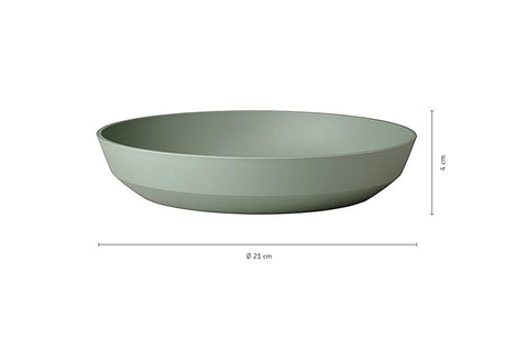 Assiette creuse Mepal silueta ø21cm - mauve
