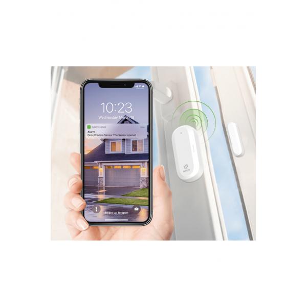 Woox r7047 capteur de fenêtre de porte intelligent, zigbee, blanc