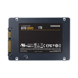 Samsung mz-77q1t0bw 870 qvo ssd, 1000 go, 2.5, sata3 6 gbit s, v-nand mlc, 560 mo s, 98000 iops