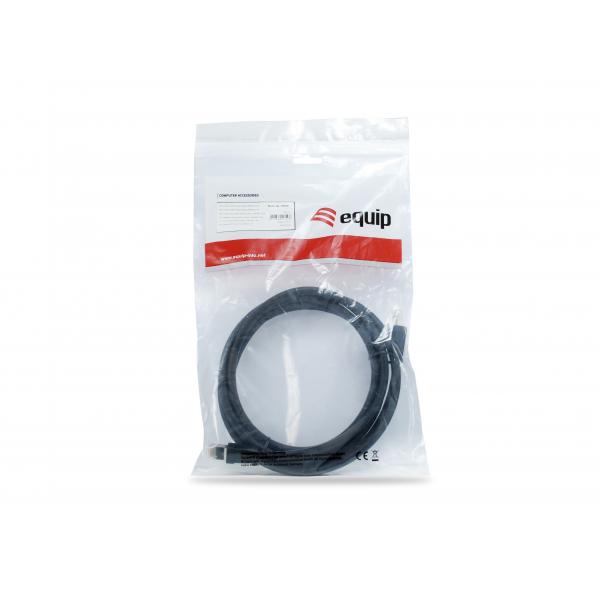 Equip 608051 câble patch, cat8.1, s ftp (s-stp) rj-45, rj-45, noir, 2 m
