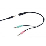 Equip 245302 casque de chat, 3,5 mm, arceau, appels musique, binaural, rotatif, noir