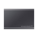 Samsung MU-PC2T0T WW T7 Portable SSD, 2000 Go, USB Type-C, 3,2 Gen 2, 1050 Mo, mot de passe, gris