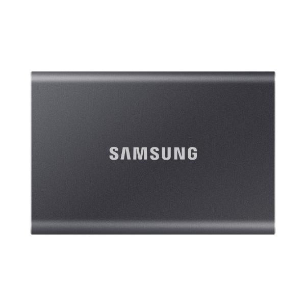 Samsung MU-PC2T0T WW T7 Portable SSD, 2000 Go, USB Type-C, 3,2 Gen 2, 1050 Mo, mot de passe, gris