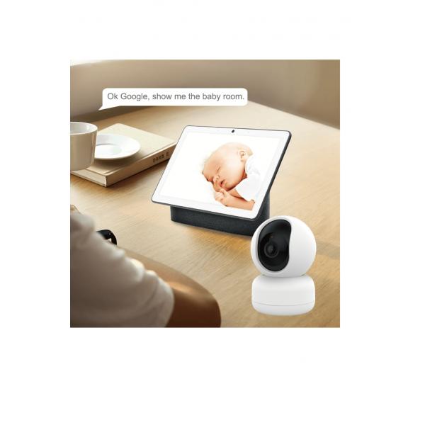 Woox r4040ptz caméra intérieure ptz intelligente, wifi, 1080p, 360°, zoom panoramique, blanc