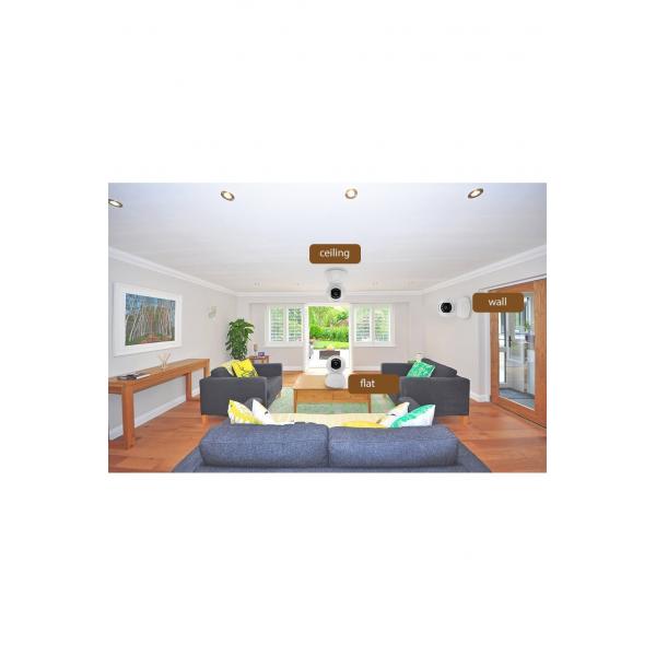 Woox r4040ptz caméra intérieure ptz intelligente, wifi, 1080p, 360°, zoom panoramique, blanc