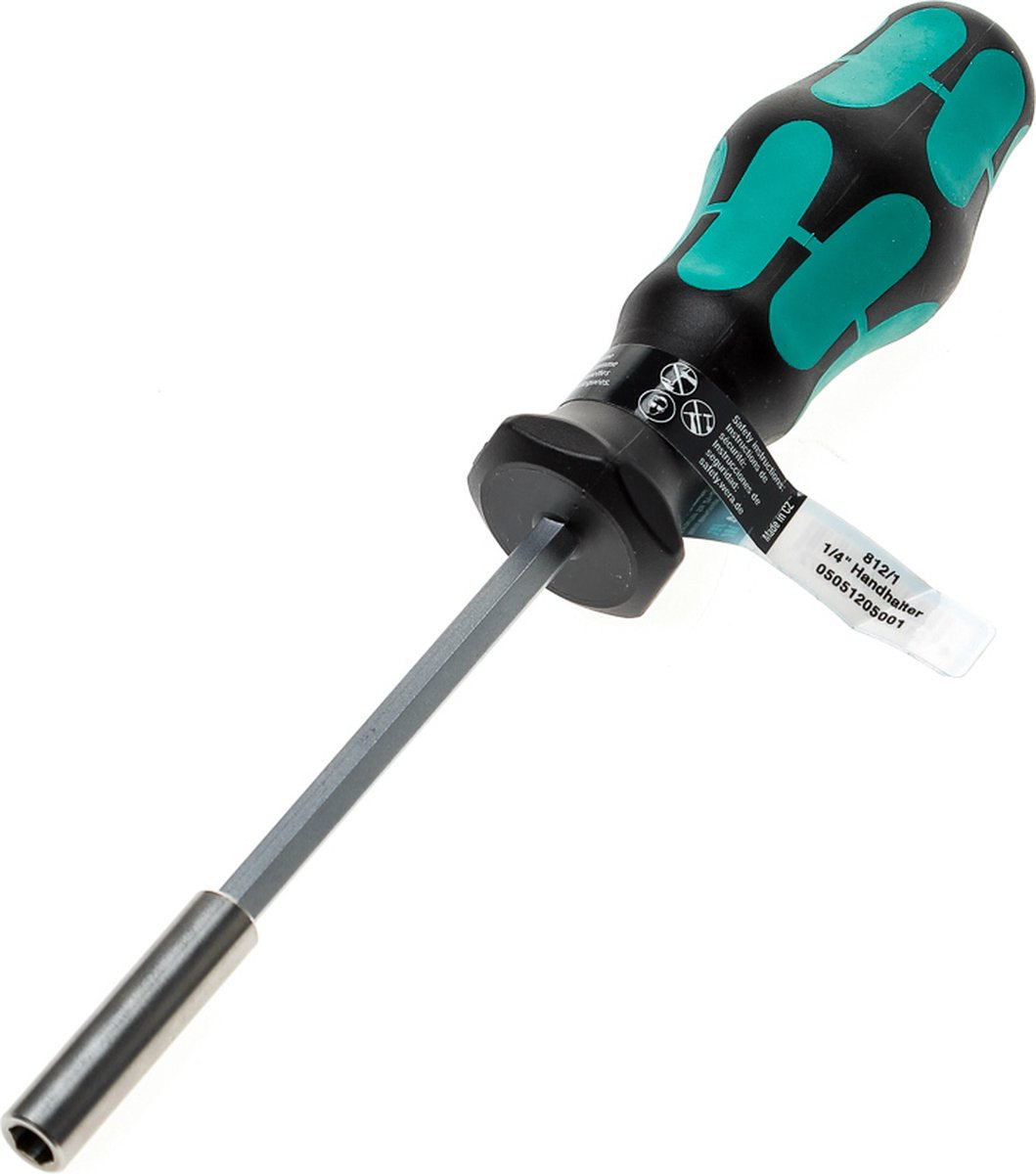 Wera 812 Porte-embout 1 avec aimant permanent puissant, 1 4 pouces x 120 mm - 1 pièce(s) - 05051205001