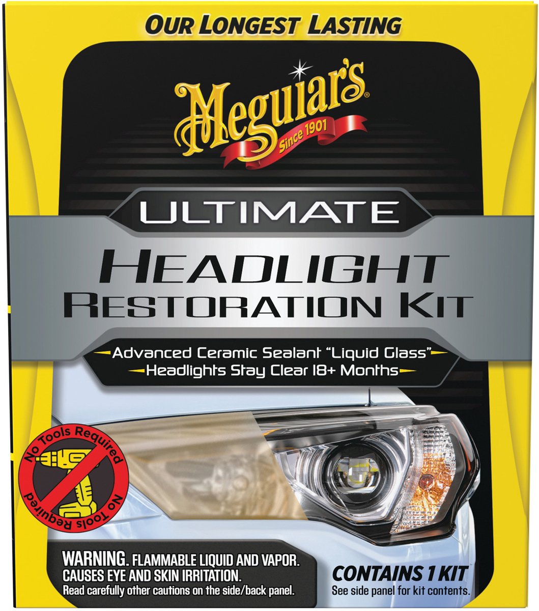 Le kit de restauration de phares ultime de Meguiar