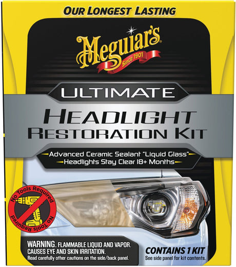 Le kit de restauration de phares ultime de Meguiar