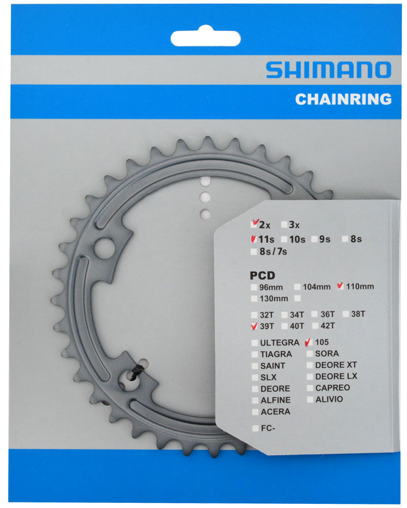 Plateau Shimano pour FC-R7000 53 39 dents