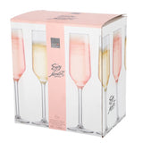 Ensemble de verres à champagne Royal Leerdam 6 pièces en verre transparent de 21 cl.