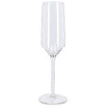 Ensemble de verres à champagne Royal Leerdam 6 pièces en verre transparent de 21 cl.