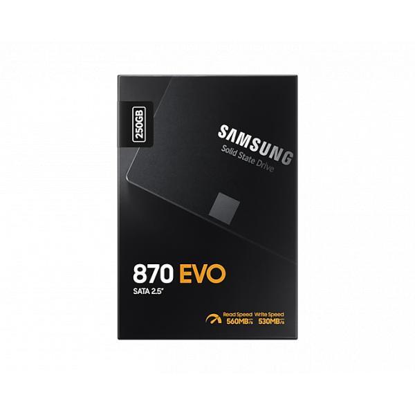 Samsung MZ-77E1T0B 870 EVO SSD, 1 TB, 2,5, SATA3, 6 Gbps, 3d V-NAND, 560 550 MB S, 512MB GDR4