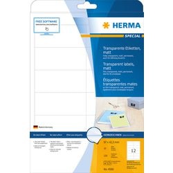 Herma - étiquette 4586 97x42,3 transp résistant aux intempéries taille 120 pcs