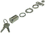 Mack 1015858 - 1 brievenkastslot vernikkeld 25mm | 5 stuks