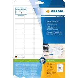 Étiquettes d'adresse Herma 4504 blanches