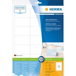 Etiquettes d'adresse Herma 8632 blanches