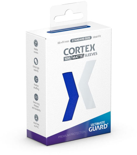 Ultimate Guard Cortex Sleeves Mat Taille Standard (100) - Bleu