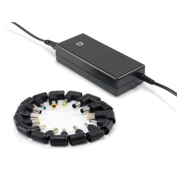 Chargeur universel pour ordinateur portable Conceptronic cnb90t15 90w incl. 15 embouts de charge, notebook, intérieur, 90 w,