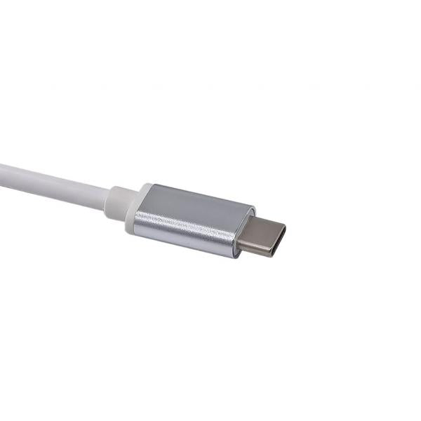 Équiper le hub USB-C 133481 vers USB 3.0 à 3 ports d'un adaptateur Gigabit