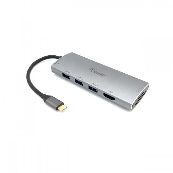 Equip 133482 Adaptateur multifonction USB-C 7 en 1