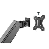 Equip 650133 17 -32 support de montage de bureau pour deux écrans, pince, 18 kg, 17 - 32 , 100 x 100 mm, noir